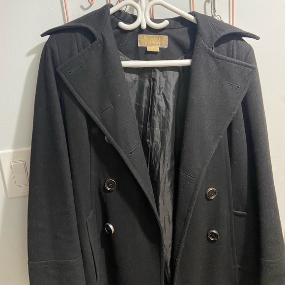 Michael Kora peacoat with tie waist - Picture 2 of 5